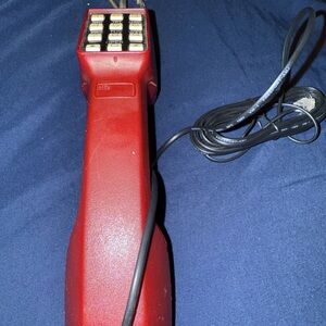 Vintage Phone Walker Lineman Red Test Handset Butt Set